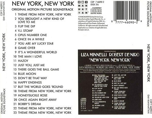 Liza Minnelli & Robert De Niro - New York, New York (Reissue) (1977/1993)