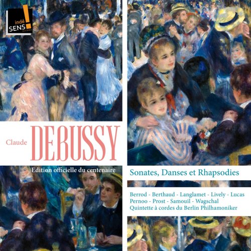 Tatiana Samouil, David Lively - Debussy: Sonates, danses et rhapsodies (2018) [Hi-Res]