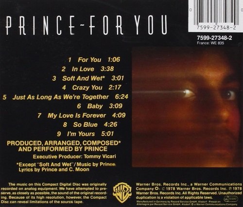 Prince - For You (Reissue) (1990)