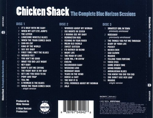 Chicken Shack - The Complete Blue Horizon Sessions (Remastered) (2005)