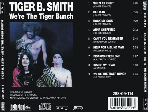 Tiger B. Smith - We’re The Tiger Bunch (Reissue) (1974/1993)