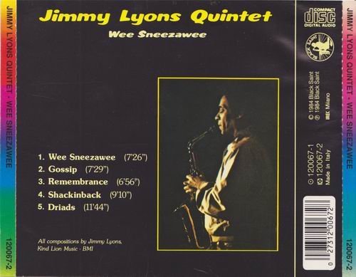 Jimmy Lyons Quintet - Wee Sneezawee (1993)