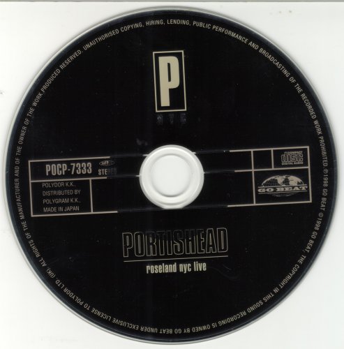 Portishead - Roseland NYC Live (Japan 1st Press) (1998)