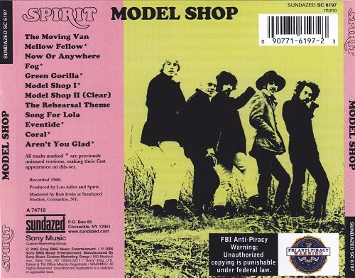 Spirit - Model Shop (Reissue) (1968/2005)