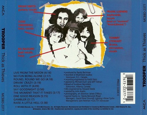 Trooper - Thick As Thieves (Reissue) (1978/1995)