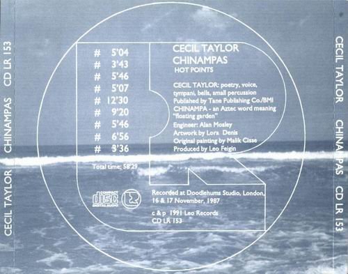 Cecil Taylor - Chinampas (1987) CD Rip