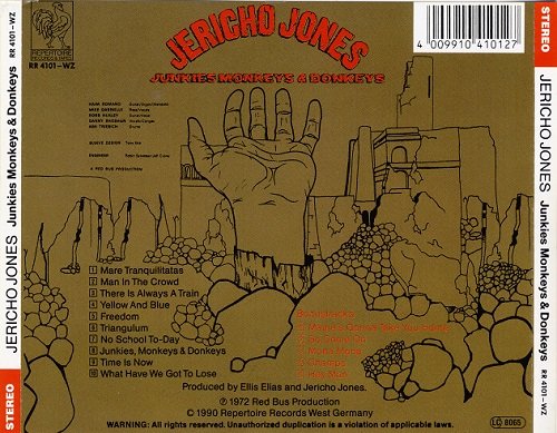 Jericho Jones - Junkies Monkeys & Donkeys (Reissue) (1971/1990)