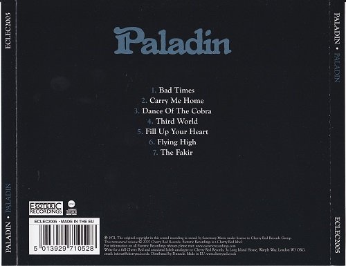 Paladin - Paladin (Reissue) (1971/2007)