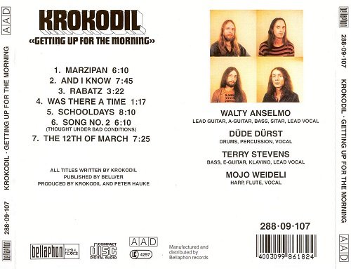 Krokodil - Getting Up for the Morning (Reissue) (1972/1993)