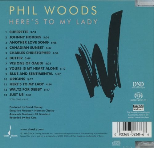 Phil Woods - Here's to my Lady (1989) [2004 SACD]