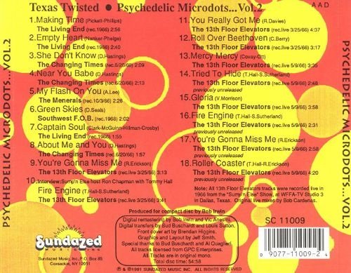 Various Artists - Texas Twisted: Psychedelic Microdots Of The Sixties Vol. 2 (1991)