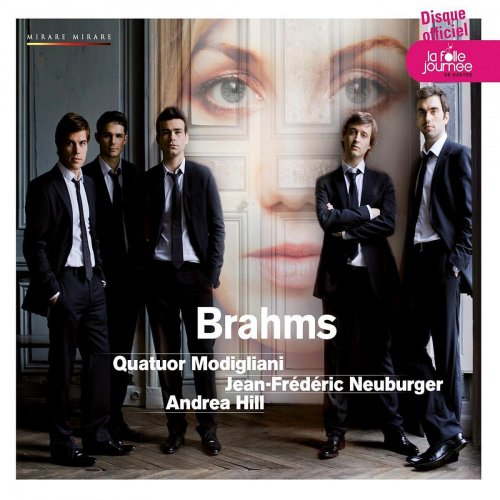 Quatuor Modigliani, Jean Frédéric Neuburger - Brahms: Quintette pour cordes et piano & Zwei Gesänge (2011) [Hi-Res]