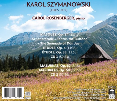 Carol Rosenberger - Szymanowski: The 1970s Los Angeles Recordings (2018)