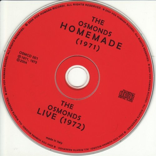 The Osmonds - Homemade / The Osmonds Live (Reissue) (1971-72/2004)