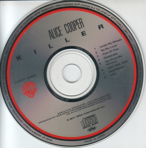 Alice Cooper - Killer (1971) {1990, Japan 1st Press}