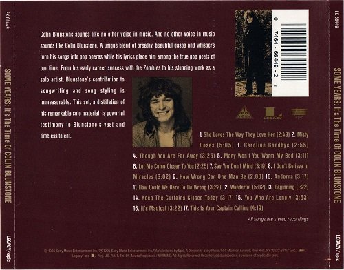 Colin Blunstone - Some Years: It's The Time Of Colin Blunstone (1995)