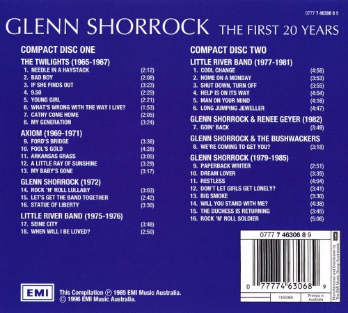 Glenn Shorrock - The First 20 Years (1985/1996)