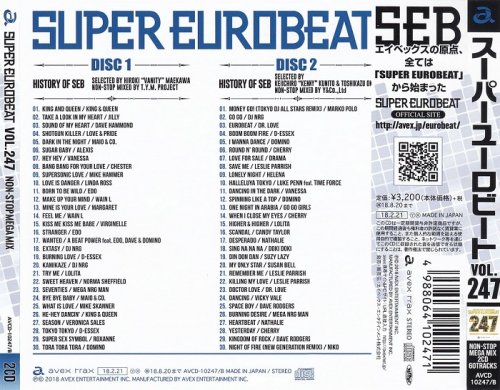 VA - Super Eurobeat Vol. 247 - Non-Stop Mega Mix [Japan] (2018)
