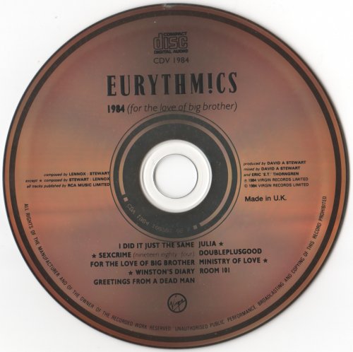 Eurythmics - 1984 (For The Love Of Big Brother) (1984)