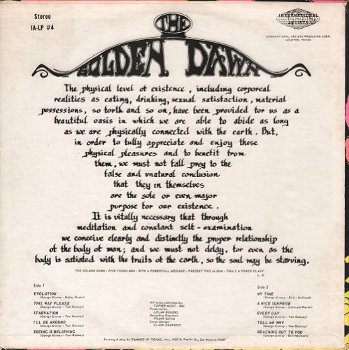 Golden Dawn - Power Plant (1968) Vinyl