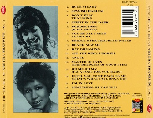 Aretha Franklin - The Very Best Of Aretha Franklin Vol. 2 (Remastered) (1994)
