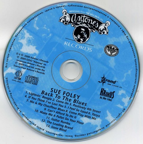 Sue Foley - Back To The Blues (2000)