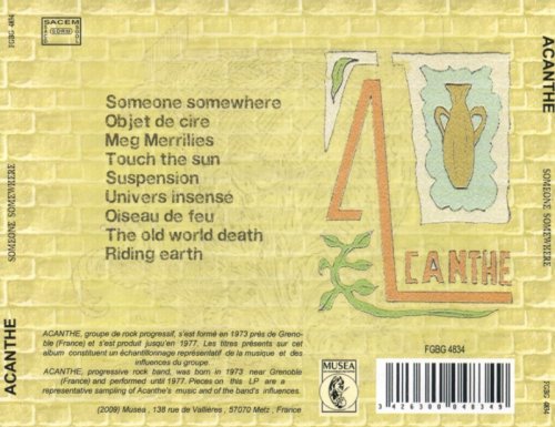 Acanthe - Someone Somewhere (1973-77) (2009) CD Rip