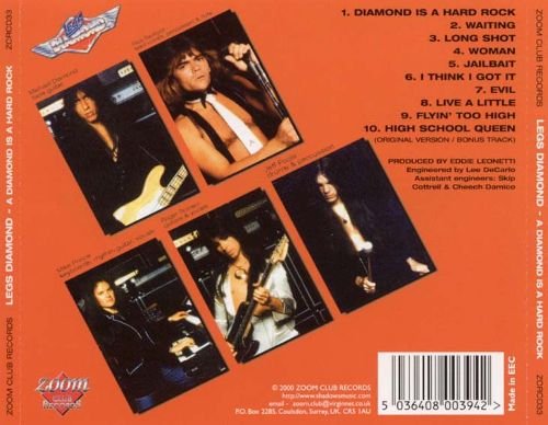 Legs Diamond - A Diamond Is A Hard Rock (Reissue) (1978/2007)