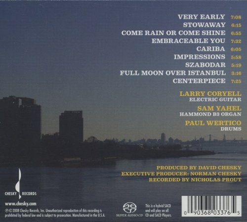 The Larry Coryell Organ Trio Impressions The New York Sessions 2008 Sacd