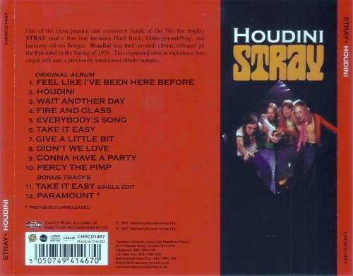 Stray - Houdini (Reissue, Remastered) (1976/2007)