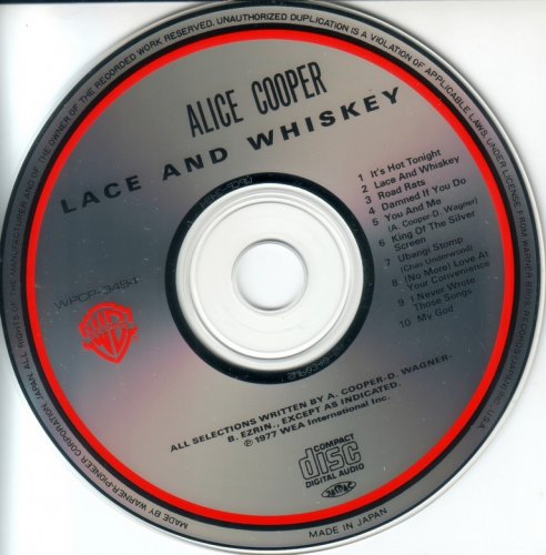 Alice Cooper - Lace And Whiskey (1977) {1990, Japan 1st Press}