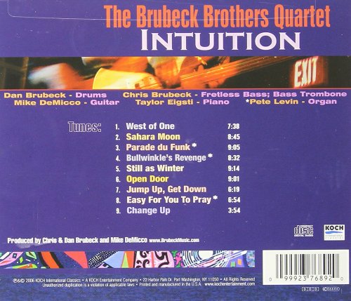 The Brubeck Brothers Quartet – Intuition (2006)