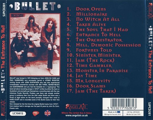 Bullet - The Entrance To Hell (Remastered) (1970/2010)