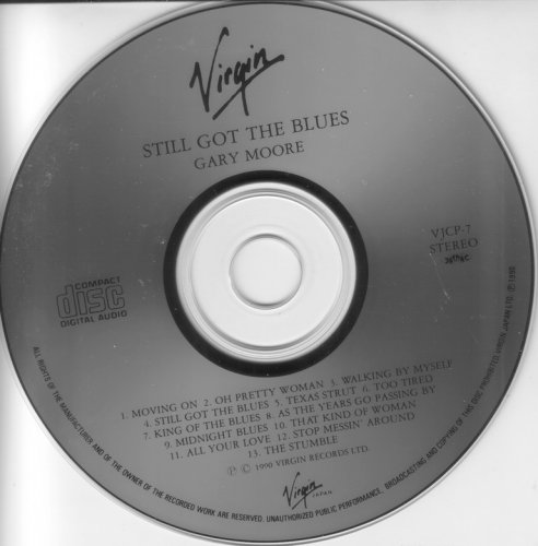 Gary Moore - Still Got The Blues (1990) {Japan 1st Press}