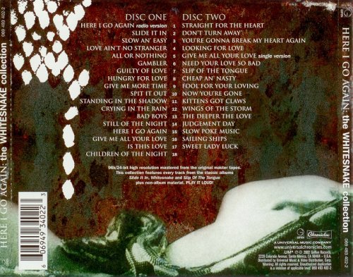 Whitesnake - Here I Go Again: The Whitesnake Collection (2002)