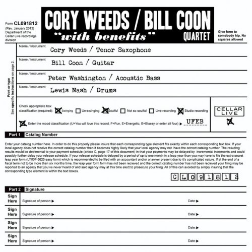 Cory Weeds, Bill Coon Quartet - With Benefits (2013)