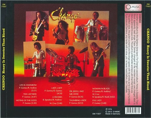 Chango - Honey Is Sweeter Than Blood (Reissue) (1976/2012)