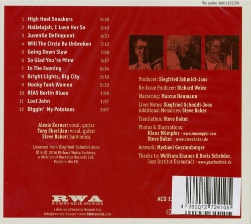 Alexis Korner, Tony Sheridan, Steve Baker - The Rias Session: Live In Berlin June 19 1981 (2016)