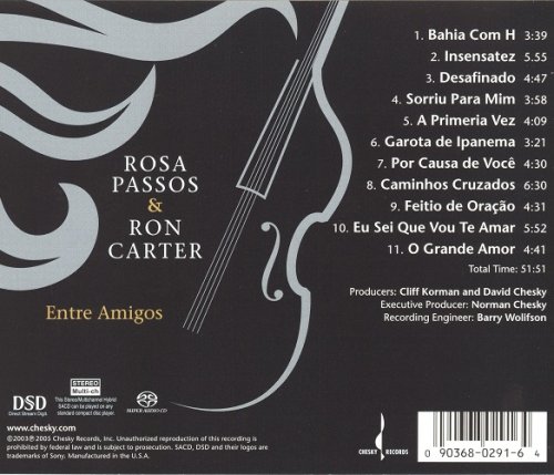 Rosa Passos & Ron Carter ‎- Entre Amigos (2003) [2005 SACD]