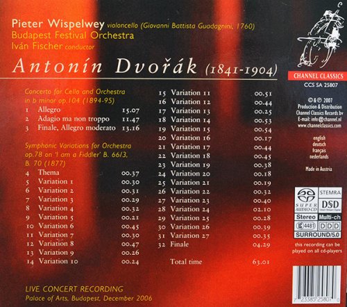 Ivan Fischer - Dvorak: Cello Concerto, Symphonic Variations (2007) [SACD]