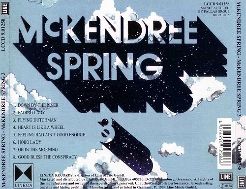 McKendree Spring - 3 (Reissue) (1972/1994)