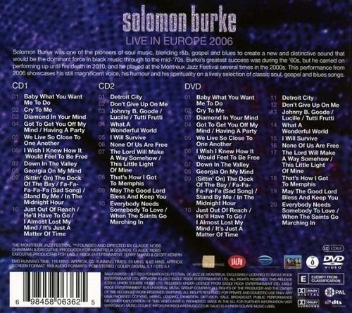 Solomon Burke - Live In Europe 2006 (2014)