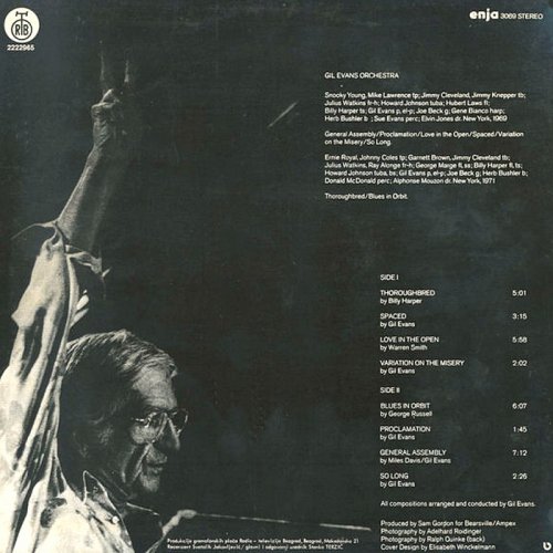 Gil Evans Orchestra - Blues in Orbit [LP] (1985)