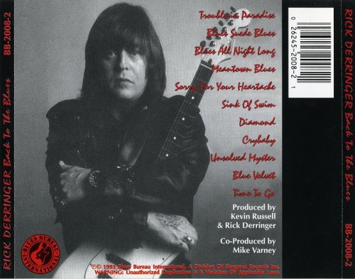 Rick Derringer - Back To The Blues (1993)