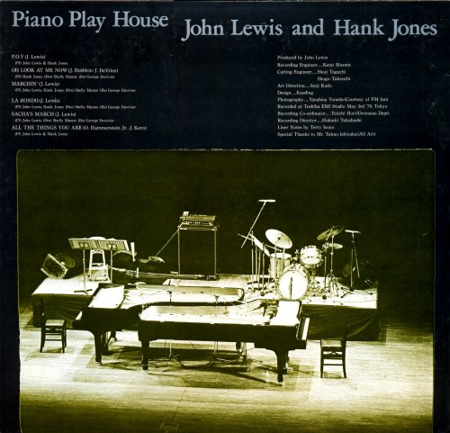 John Lewis And Hank Jones  - Piano Play House (1979)