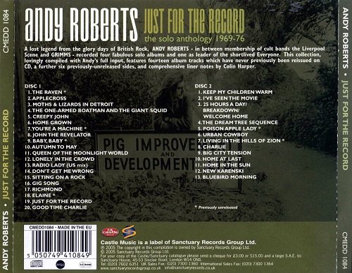 Andy Roberts - Just For The Record: The Solo Anthology 1969-76 (2006)