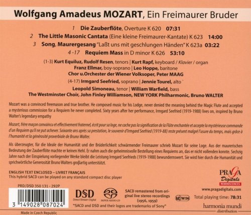 Peter Maag, Bruno Walter - Mozart: Last Masonic Works (2017) [SACD]