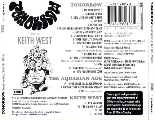 Tomorrow - Tomorrow (Reissue) (1968/1999)