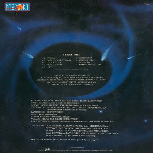Ronnie Montrose - Territory [LP] (1986)