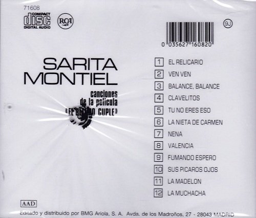 Sarita Montiel - Canciones De La Pelicula: El Ultimo Cuple (Remastered) (2007)